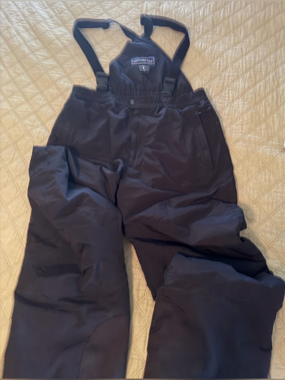 Obermeyer black Insulated Ski Bib size XL